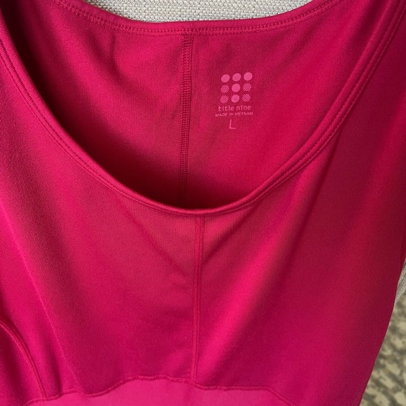 EUC Title Nine Athletic Dress, Barbie Pink, Large - Picture 2 of 6